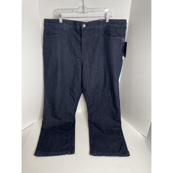 New NYDJ Not Your Daughters Ankle Jeans 24W, Dark Blue Denim, NWT MSRP $114 - Picture 7 of 11